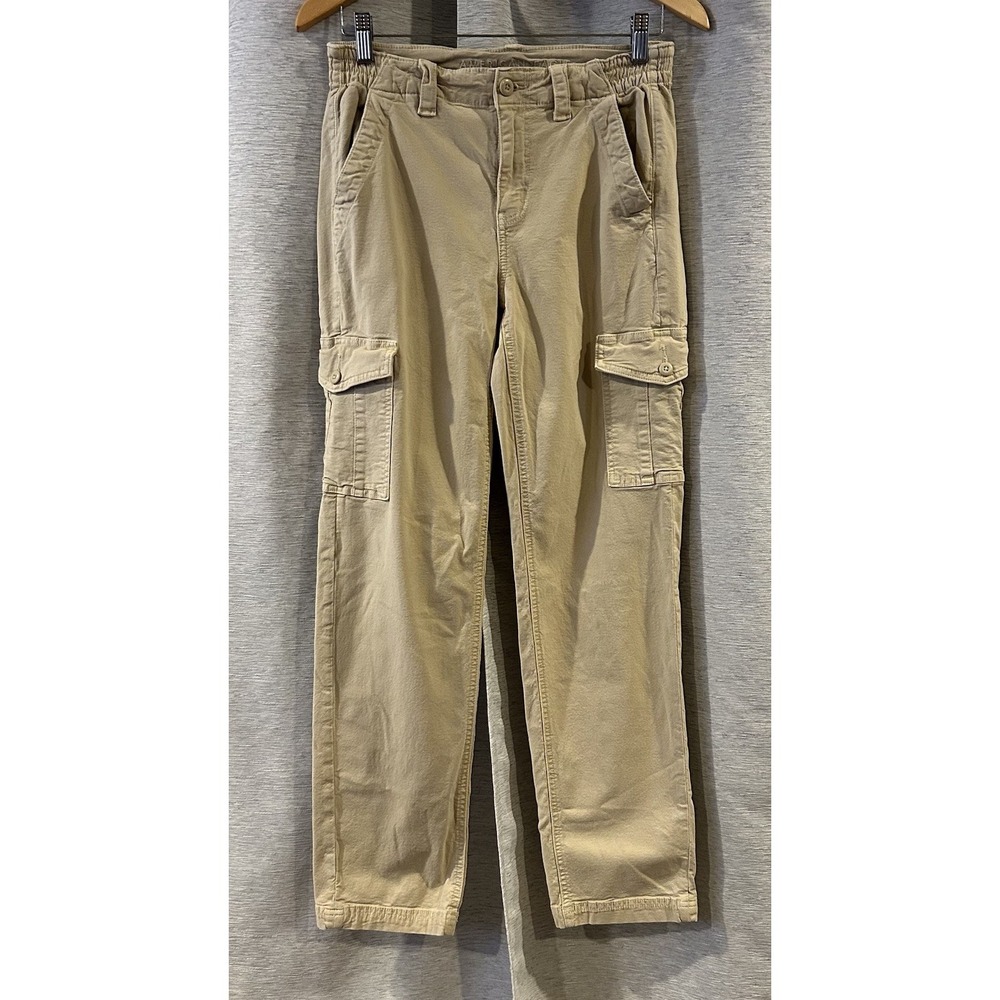 American Eagle Cargo Pants Women's Sz 4‎ Tan Utility Pockets Gorpcore Outdoors